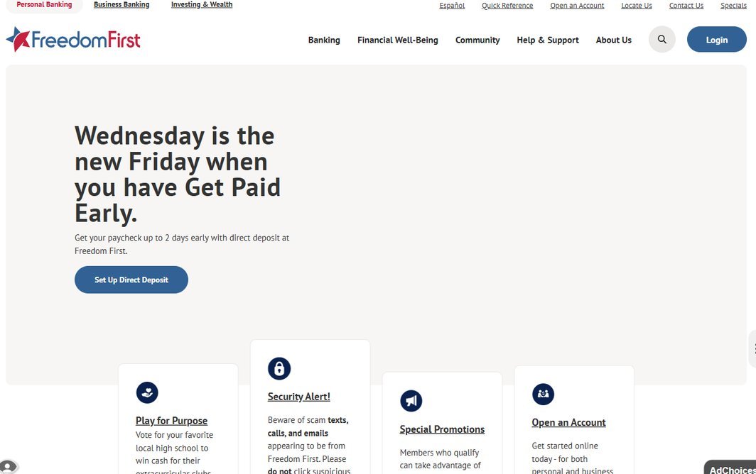 Freedom First Credit Union – freedomfirst.com