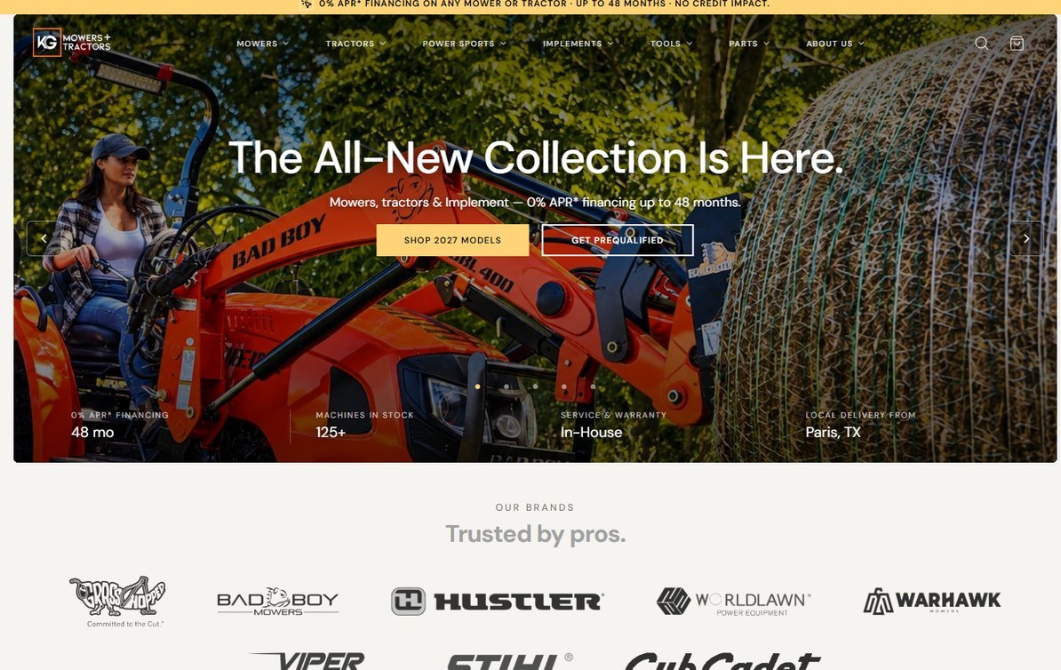 K and G Mowers – kgmowers.com